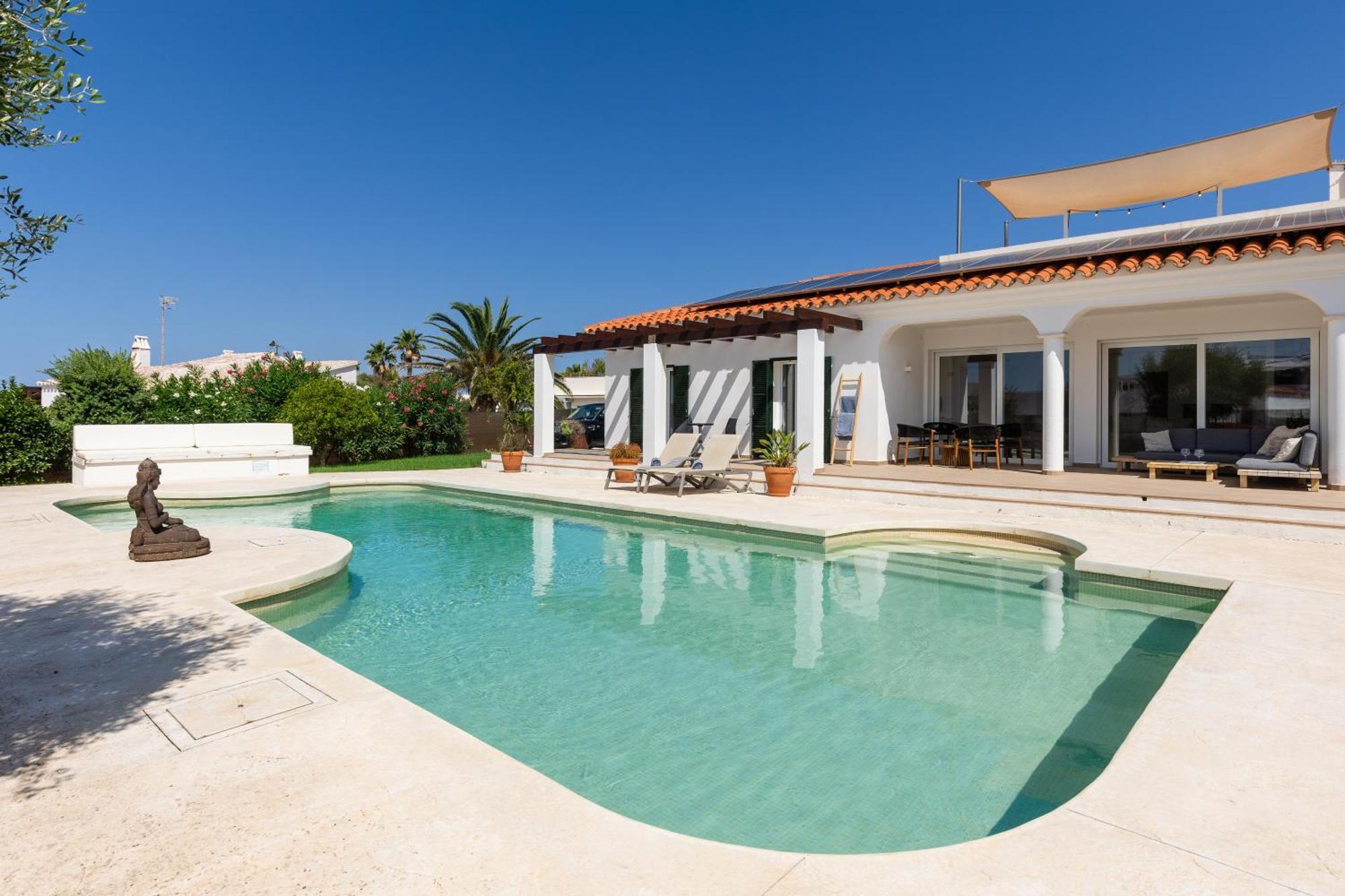 Villa Maravilla With Heatable Pool Rooftopbar With Sea Views And Range Rover Binibeca Ngoại thất bức ảnh