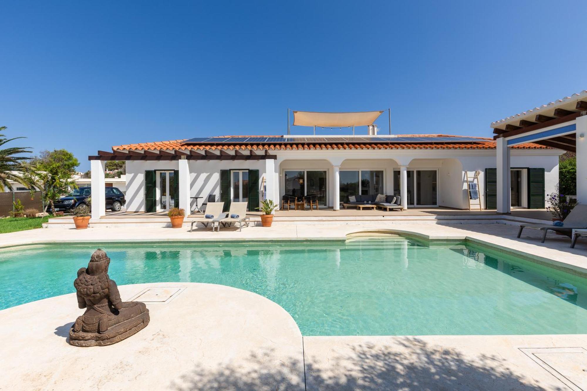 Villa Maravilla With Heatable Pool Rooftopbar With Sea Views And Range Rover Binibeca Ngoại thất bức ảnh